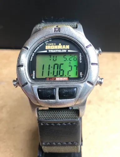 Timex ironman triathlon caixa aço 