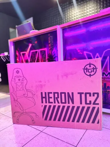 Cadeira Gamer Heron Tgt 2 preta c/vermelho