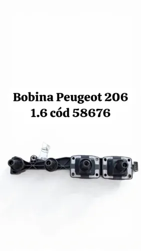 Bobina Peugeot 206 1.6 cód 58676