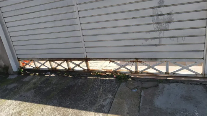 Restauração de portão basculante!