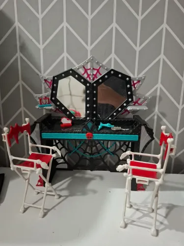 Playset Monster High Camarim Penteadeira Frights Camera Action 