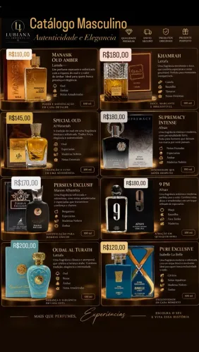 Perfumes Árabe originais valor de atacado