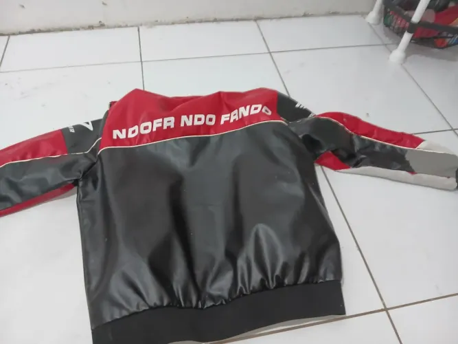 Capa de chuva de motociclista