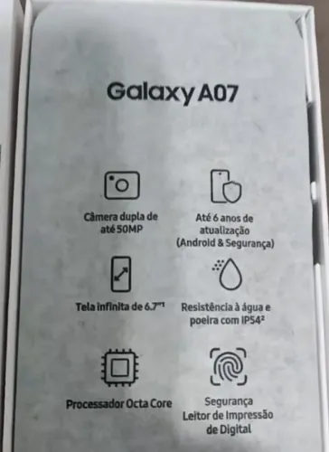 Celular novo com nota fiscal garantia de 1ano