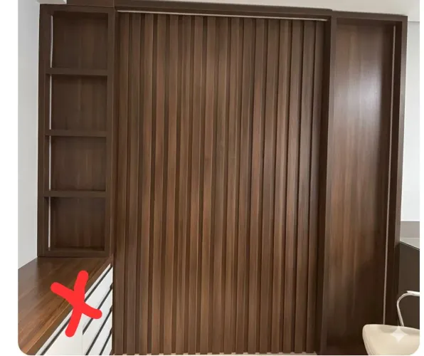 Painel com ripado