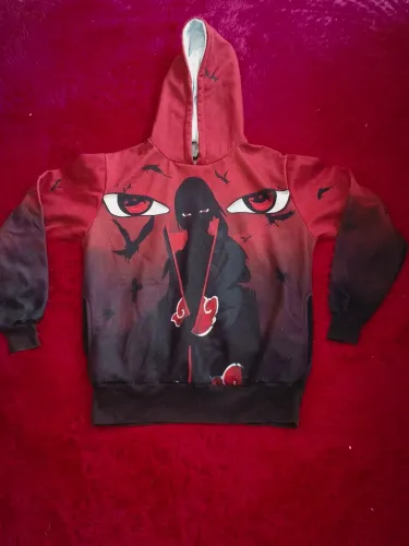 Moletom Naruto Akatsuki Fechado com Capuz - Estiloso