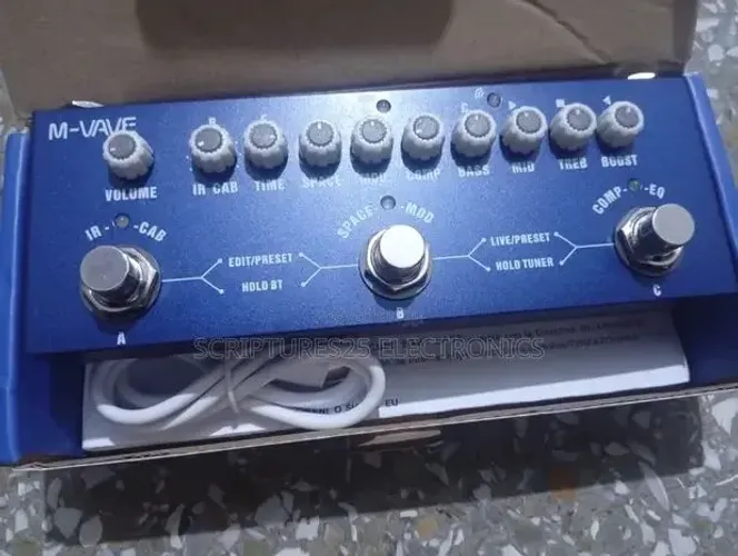 ? Pedaleira M-VAVE Nova p/ Guitarra e Baixo Bluetooth ?