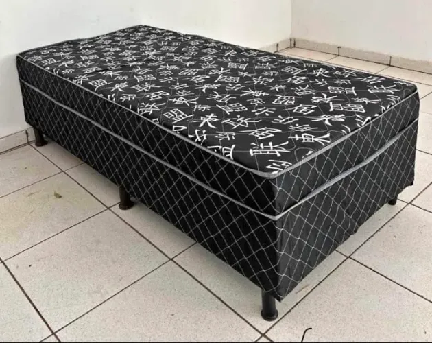 CAMA BOX DE SOLTEIRO