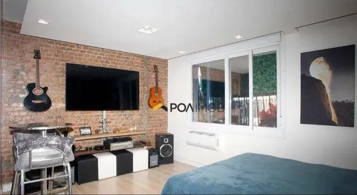 Apartamento com 1 dormitório para alugar, 37 m² por R$ 2.745,00/mês - Petrópolis - Porto A