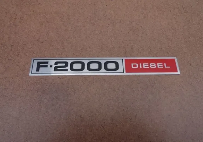 Emblema Lateral Chapinha Logo F-2000 Diesel 1980 À 1982 Nova