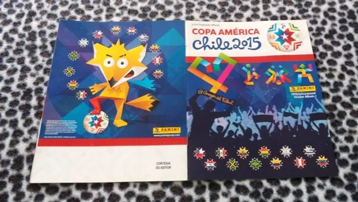 Livro Ilustrativo Copa América Chile 2015. Álbum Para Colecionadores.