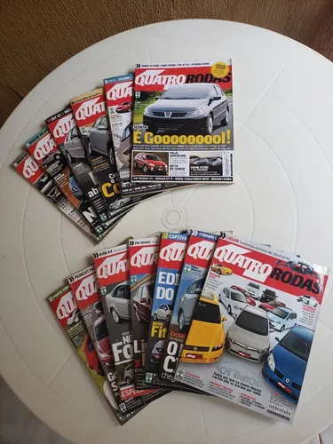 Revistas Antigas Quatro Rodas 2008/2009