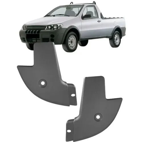 Protetor de Borda Canto Fiat Strada 1996 à 2013 - LD LE