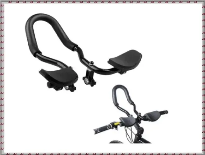 Apoio de braço triathlon - Suporte estilo clip para guidon