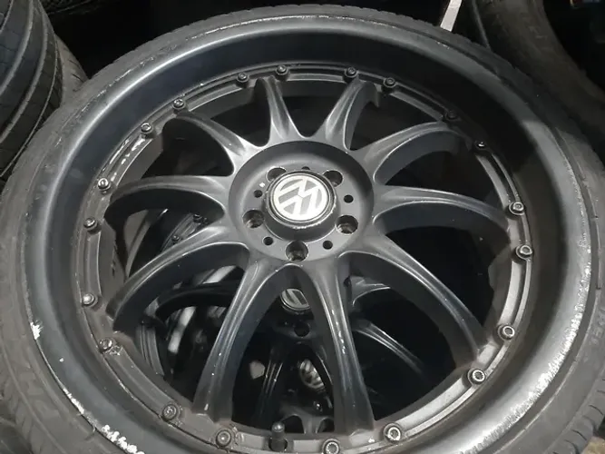 Roda aro 19 Importadas Modelo aranha preta fosca 5x100 modelo exclusivo