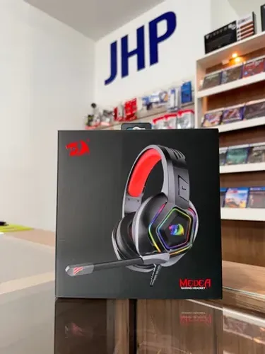 Headset Gamer Redragon Medea RGB Preto H280 | Parcela Sem Juros | Loj FÍSICA Curitiba