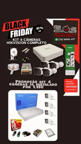 Kit câmera segurança 