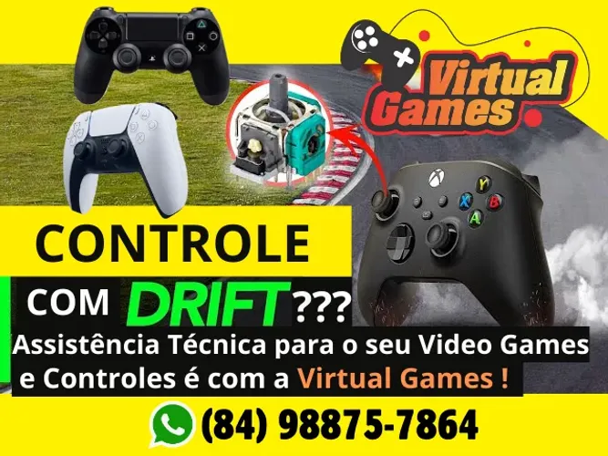 Conserto de Controle de Video Games (Assistência Técnica para seus Controles)