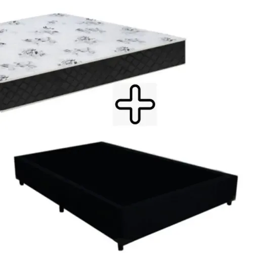 Cama + Colchão Solteiro - Direto da Fábrica 