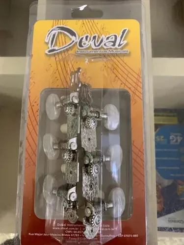 Tarraxa para violão de aço pino fino Deval fazemos trabalho de luthieria delivery troca