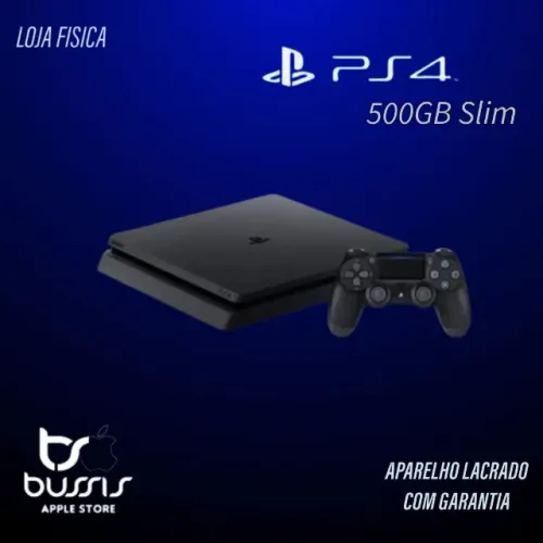 PlayStation 4 Slim de 500GB | Novo Lacrado | Loja Fisica
