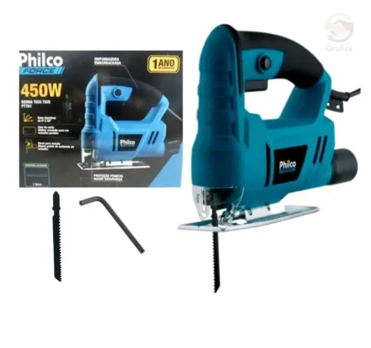 Serra tico-tico 450W-220V Uso Profissional C/ Serra Philco Force 
