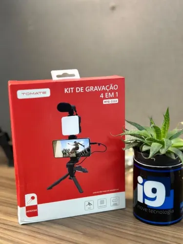 Kit Gravaçao Com Led e Microfone