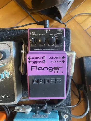 Pedal De Efeito Boss Flanger Bf-3 Em Estado De Novo!