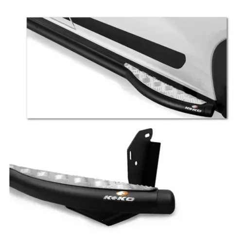 Estribo Tubular Strada Preto Keko OFERTA