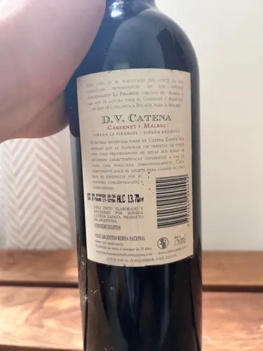Vinho DV Catena Cabernet-Malbec 2020 