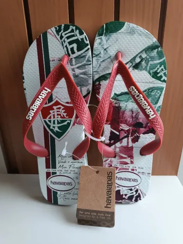 Sandálias Havaianas FLUMINENSE produto oficial Licenciado 
