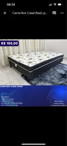 CAMA BOX SIMPLES CASAL