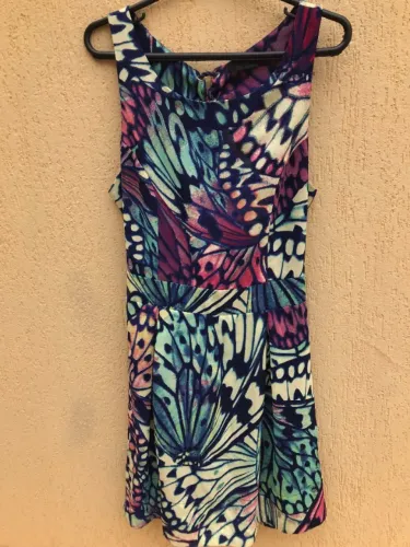 Vestido Com Estampa Neon Da Dress To