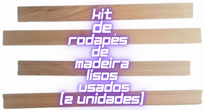 Rodapés de Madeira Lisos
