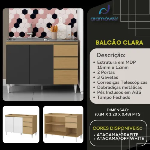 Balcão para Cooktop
