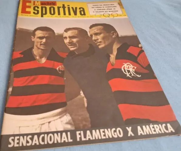 Manchete Esportiva - Trio final do Flamengo ) - 1956 - N. 45