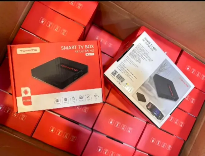 Smart TV Box 4K Ultra HD Tomate homologada pela Anatel ( entrego)