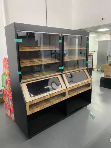 Expositor Pão Em MDF 1,80m 