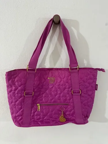 Bolsa de viagem feminina Capricho Rosa