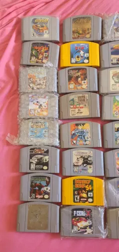 42 jogos de Nintendo 64 originais