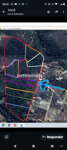Vende-se Terreno de 12.000 m²; em Santana do Riacho - Distrito de Vargem da Escola