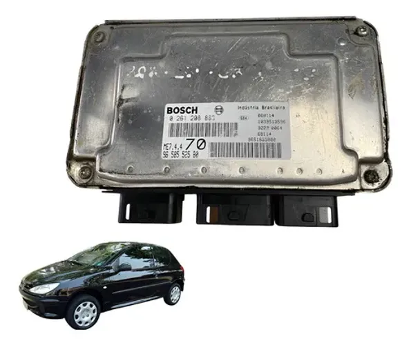 Modulo Injecao Peugeot 206 207 Citroen C3 1.4 2004 2006 2008