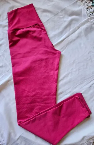 Calça Legging Rosa - tamanho M/G