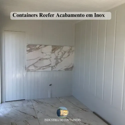 Container Reefer Acabamento em Inox