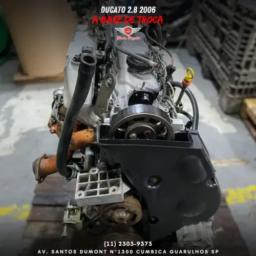 motor completo fiat ducato 2.8 2006 a base de troca