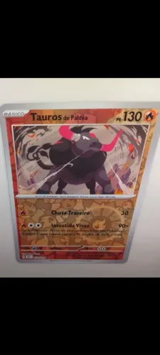 Carta Pokémon Tauros de Paldea