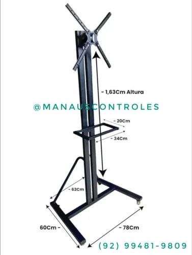 Rack pedestal para TV Brasforma 10 a 60 Polegadas