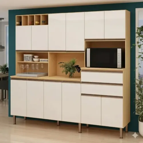 Armário de cozinha freijo laca