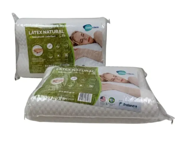 Par De Travesseiros 100% Látex Natural Life - Cama Clean