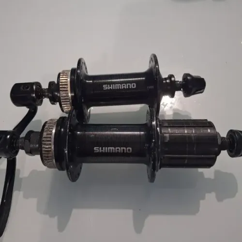 Par Cubos Shimano TX505 - 32 Furos + Par Disco - 160mm